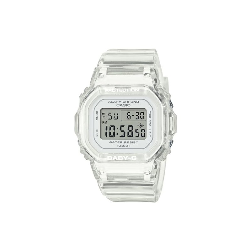 Casio Baby-G BGD-565 (Skeleton) Wristwatch, clear white, 1 piece