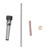 Woodturning Pen Mandrel Lathe Machine Revolving Centre Taper Handle Collet