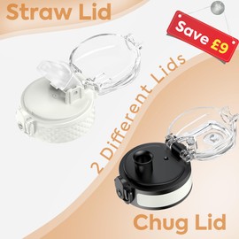 OLDLEY 350 ml Children's Stainless Steel Water Bottle with Straw for School with 2 Different Lids, Metal Vacuum Insulated Water Bottles for Boys Girls Toddler Children Hot Cold Drinks BPA Free