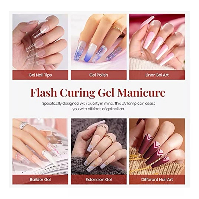 Beetles Gel Polish Lámpara Led Beetles Mini Nail, Innovadora Lámpara