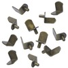 5mm Bracket Style Cabinet Shelf Support Pegs - Antique Brass