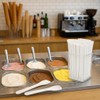 100 Disposable Sugar Fibre Ice Cream Sticks - Individually Wrapped,