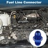 A ABSOPRO Male Flare Reducer Hose Fitting Adapter AN6-AN6 Fuel