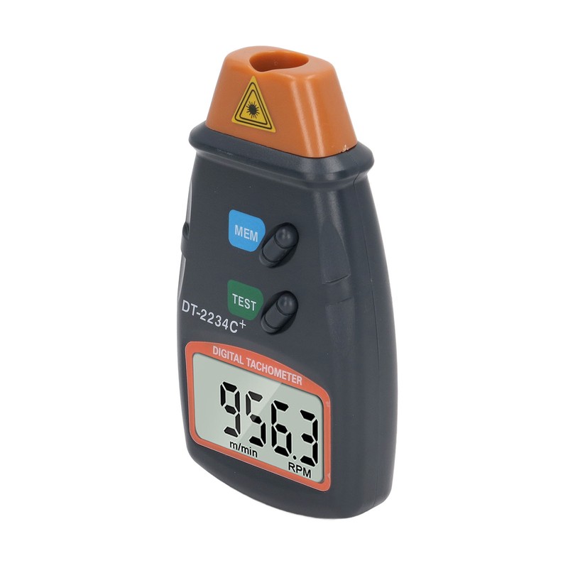 Digital Tachometer Laser Photo Non Contact Tach Meter Measurement Tool
