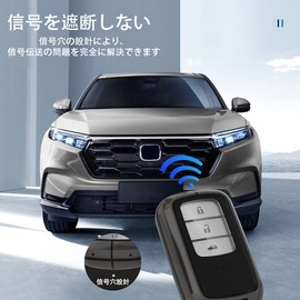 Smart Key Case for Honda 2/3/4/5/6 Button Keyless Entry Honda 2015 - Up Civic Accord Fit Pilot CR-V Honda Key Case Assembly Key Case Metal Key Bag Key Bag Cover Comfortable Touch Key Chain Key Case