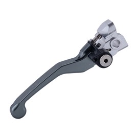 PRO CAKEN Titanium Dirt Bike Short Clutch Levers Pivot 180° Adjustable CNC Compatible with 25/250SX 16-20 250SXF/XCF 07-20 350SXF/XCF/EXCF11-20 450SXF/XCF 13-20 C250 14-16 FE250-501 13-16