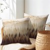 Fall Misty Forest Throw Pillow Covers 18x18 Inch Set of