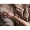 BERGERLIN Genuine Natural Stone Bracelet with 925 Sterling Silver Pearl