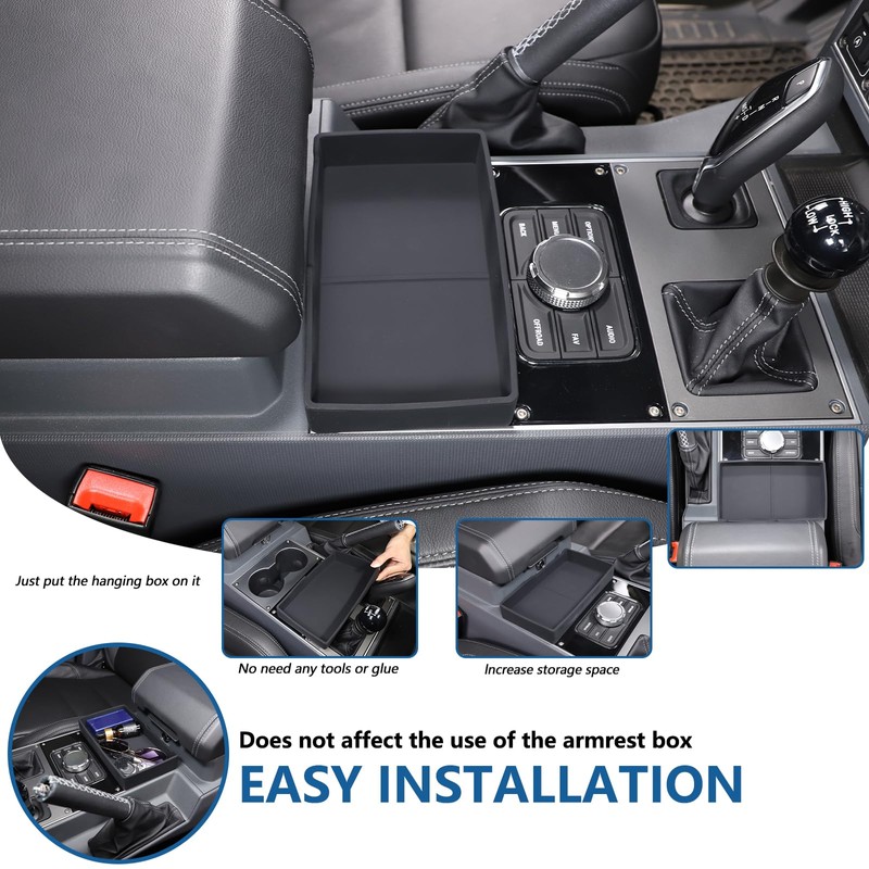 Bekantogy Grenadier Car Center Console Storage Tray - Compatible 2020-2025