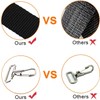 PERCARE 2 Pcs Adjustable Bimini Top Straps Black, Marine Tension