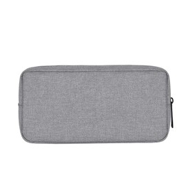 Universal Electronics/Accessories Soft Carrying Case Bag, Durable & Light-Weight,Suitable for Out-Going, Business, Travel and Cosmetics Kit（Gray）