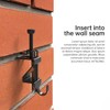 GEZIDEA 6 Pack Brick Hanger,Brick Hooks,Brick Clips for Hanging Outdoor