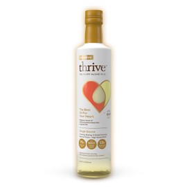 Thrive Cooking Oil - Reserve Pure Algae Oil, Heart and Health-Conscious Oil, Rich in Omega-9 Monounsaturated Fat (90%), Very Low Omega-6, 16.9 fl oz, 1 Pack