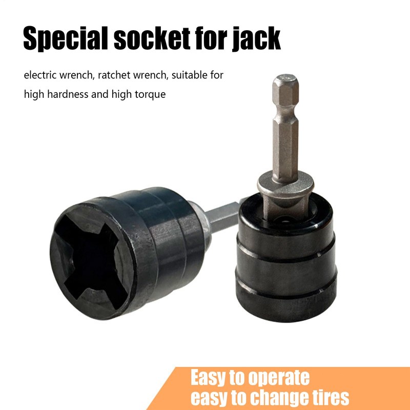 Car Jack Adapter - Alloy Jack Socket Adapter for Hand
