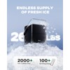 Silonn Countertop Ice Maker with Expanding Ice Basket, 9 Cubes