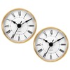 PATIKIL 70 mm Quartz Movement Wall Clock, Pack of 2