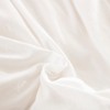 WONGS BEDDING White Duvet Cover Single Size Pompoms Tassels Design