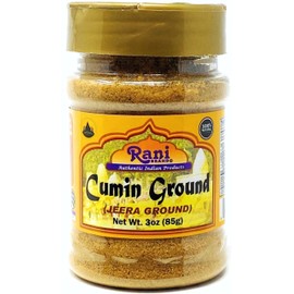 Rani Cumin (Jeera) Powder Spice 3oz (85g) PET Jar ~ All Natural | Vegan | Gluten Friendly | NON-GMO | Kosher | Indian Origin