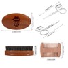 Boar Bristle Beard Brush for Men, Beards and Mustaches Grooming