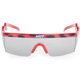 Neff Headwear Women's Brodie Shield Sunglasses, Pink Leopard, One Size