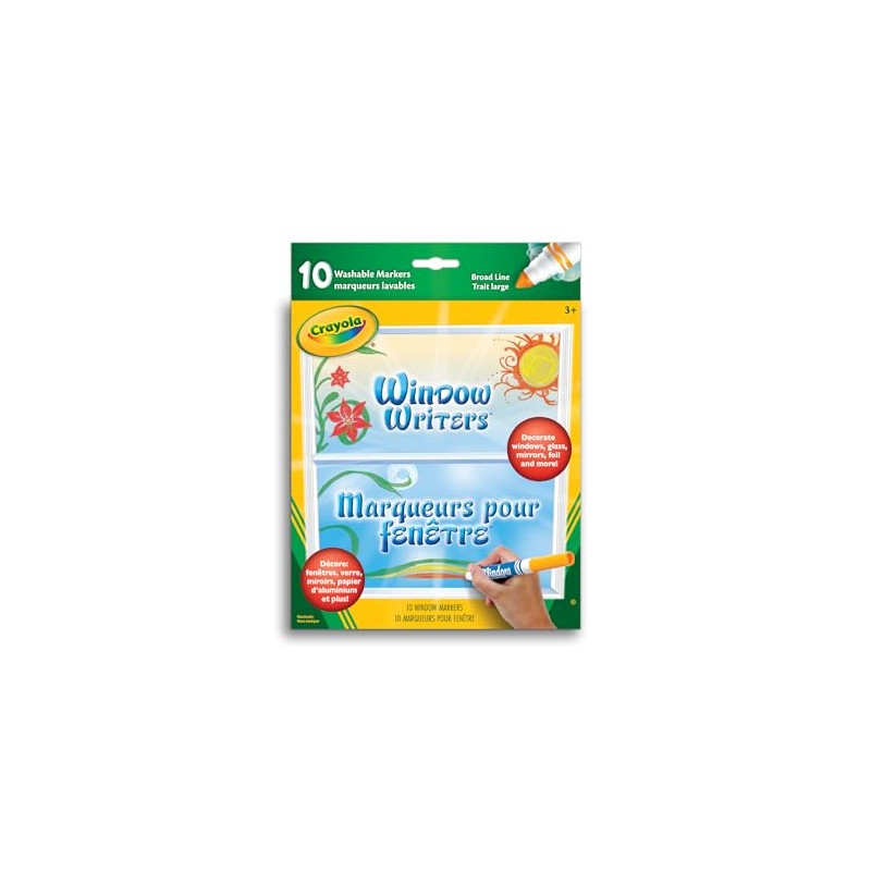 Crayola : 10 Washable Markers Window (Bilingual)