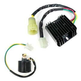Starter Relay Solenoid Voltage Regulator Rectifier for Honda FourTrax 300 TRX300 2x4 1988-1992 FourTrax 300 TRX300FW 4x4 1988 1990-1992 31600-HC4-010