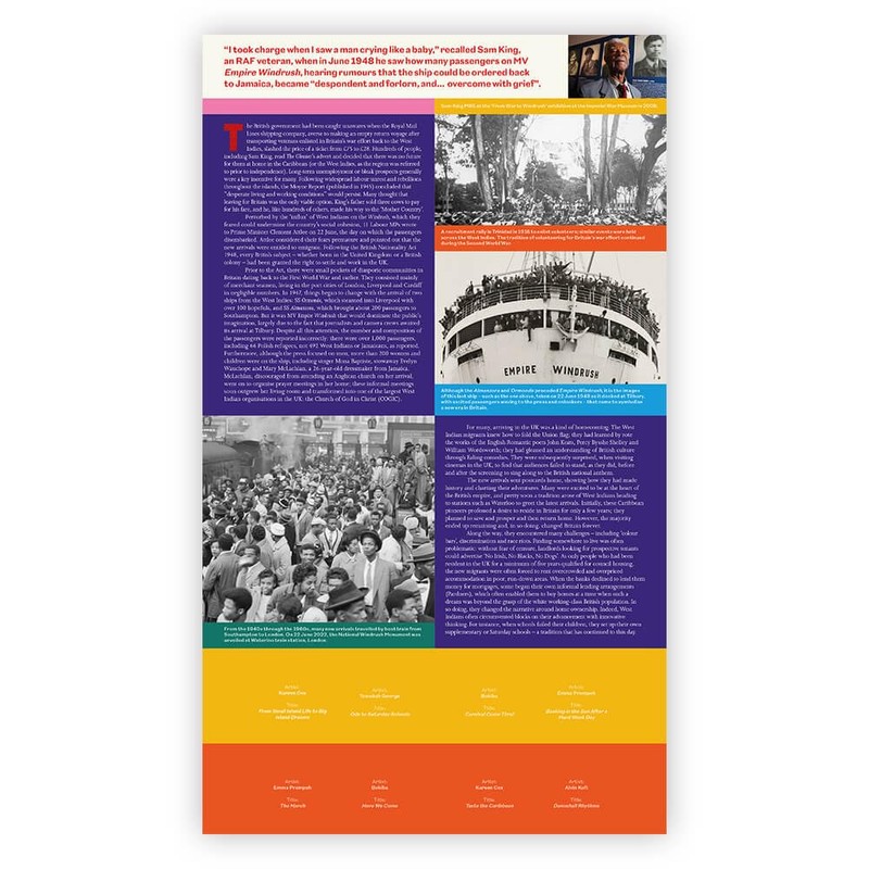 Windrush: 75 Years Stamps Affixed Presentation Pack by Royal Mail