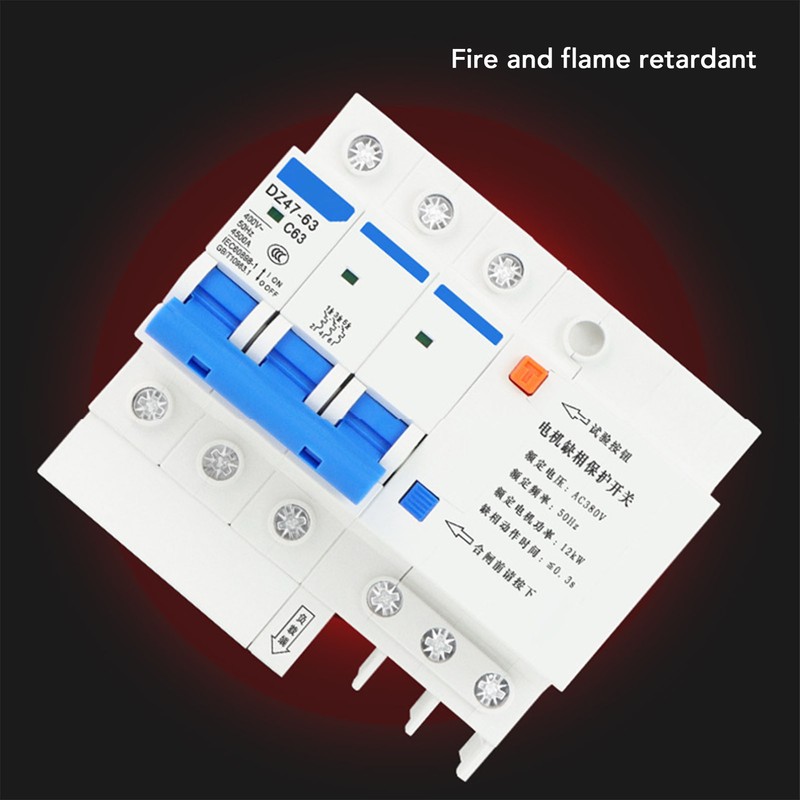 Phase Loss Protection Switch 3P 16A Rail Protector for Submersible