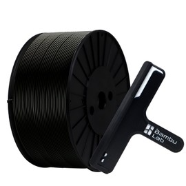 YOUSU ABS+ Filament 1.75mm, 3D Printer Filament ABS Plus, 3KG Spool (2.2 LBS) 3D Printing Filament for 3D Printers,Black