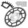 Aluminum Alloy 46T 104 BCD Chainring and Adapter Replacement for