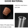 50 Pack Test Tubes with Corks, 16 ml Clear Plastic