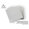 Tenedos 6x6 Glossy Light Gray Ceramic Wall Tile – Box