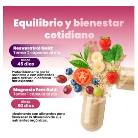 Suplemento En Cpsula Purely Organics Resveratrol Y Magnesio X 1340mg                                                                                  