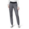 Women's Comfort Waist Cargo Jogger Scrub Pant, Charcoal Heather, 4X