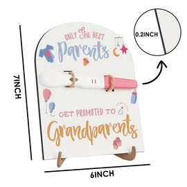 Grandparents Pregnancy Announcement, Surprise Pregnancy Announcement, pregnancy Reveal To Grandparents New Grandma Grandpa Gifts pregnancy Test Keepsake0605 Wood Sign