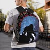 Ubouigr Sasquatch Bigfoot Casual Backpack Travel Backpack Laptop Backpacks Daily