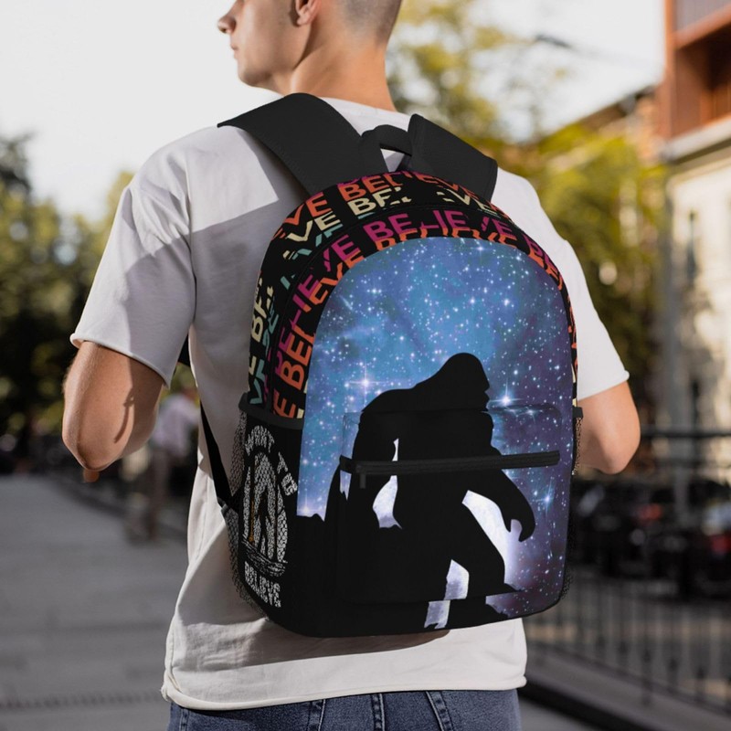 Ubouigr Sasquatch Bigfoot Casual Backpack Travel Backpack Laptop Backpacks Daily