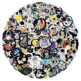 StikTok Vinyl Stickers, 100 Pcs, Holographic Fun Stickers for Kids, Stickers for Adults, Stickers for Teens, Stickers for Water Bottles, Stickers for Girls, Aesthetic Stickers. (Space)