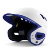 Boombah DEFCON Batting Helmet White/Royal Blue - Size Junior 6