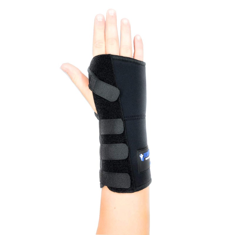 Bodytec Adjustable neoprene Wrist support (Small 14-16.2cm, Right)