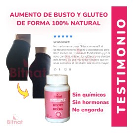 Kit Aumento De Busto Y Gluteo Natural (2 Frascos Y 1 Crema)