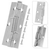 Operitacx 2pcs Stainless Steel Self Closing Door Hinges Durable Replacement