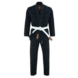 Jaguar Pro Gear – Wolf Returns Inner Sublimated - Pro Brazilian Jiu Jitsu BJJ Kimono Gi Uniform Unisex (Black, A-2L)