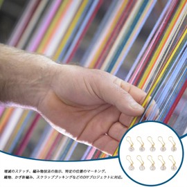 DELUXEFOX 10 Pcs Knitting Stitch Marker Numbers, Rows Markers, Knitting Markers, Knitting Markers, Knitting Tools, Marker Holder, Colorful Crochet Knitting Markers, Crochet Markers, Stitch Markers