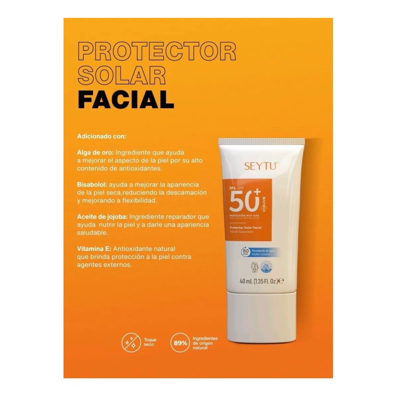 Protector Solar Facial Fps Seytú