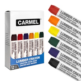 Carmel Lumber Crayon, Box of 12 (Assorted Colors)