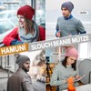 Hamuni Women's/Men’s Slouch Beanie Hat, Elastic, Soft, Comfortable Jersey Hat,
