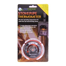 Lowenergie Stove Flue Pipe Thermometer Temperature Gauge Log Burner… (1)