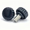 M8x10mm 304 Stainless Steel Threaded Knurled Thumbscrew Screw on Knobs