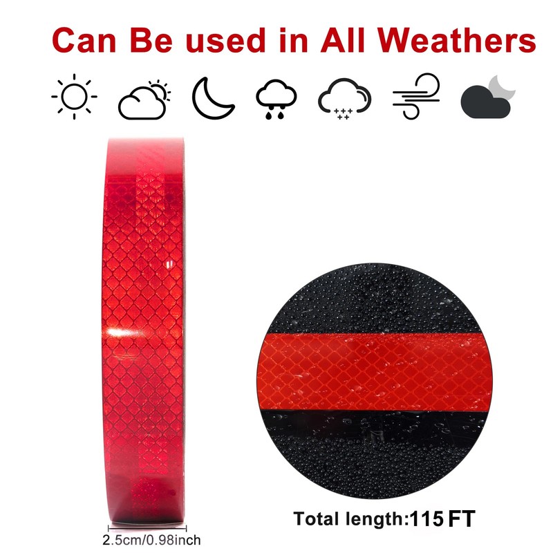 XFXIA Reflective Tape, 35m*2.5cm